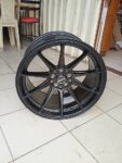Size 16/10/100/114.3 matt black rims