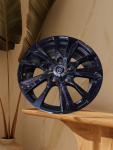 Size 20 rims for Landcruiser V8/ LC200  (Black plain in Colour) (Full Set)