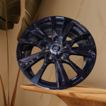 Size 20 rims for Landcruiser V8/ LC200  (Black plain in Colour) (Full Set)