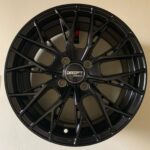 Size15/4/100 Black Silver Rims For Filder, Axio, Probox, Nissan note, Mazda demio.