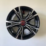 Size 15/5/100 Black silver Rim for premio, subaru and caldina.