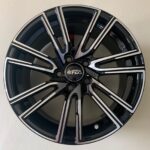 Size 15/5/100 Black silver Rim for premio, subaru and caldina.