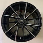 Size 15/5/100 Black silver Rim for premio, subaru and caldina.
