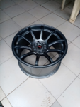 Size 17 offset black rims for Vanguard, Harrier, Mark X, Mazda Cx5, Crown,Kluger etc  (Full Set)