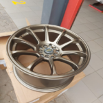 Size 17 offset rims bronze for Crown, Mark X,  Harrier, Vanguard, Lexus Rx, Camry etc  (Full Set)
