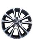 Size 18/5/112 Black silver Rims for Audi