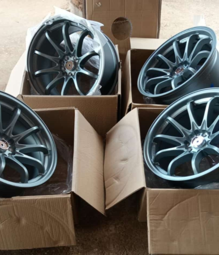 Size 18 Grey rim for Harrier, Lexus Rx, Mark X, Xtrail, Mazda Cx5, Cx7,Nissan Fuga, Kluger, Crown (Full Set)