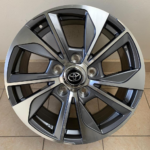 Size 20 rims for Landcruiser V8/LC200 (Grey-Silver in Colour) (Full Set)