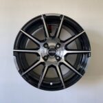 Size15/4/100 Black Silver Rims For Filder, Axio, Probox, Nissan note, Mazda demio. Nissan advan