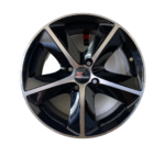 Size15/4/100 Black Silver Rims For Filder, Axio, Probox, Nissan Note, Mazda Demio & Nissan Advan