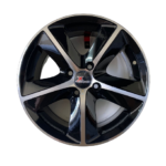 Size15/4/100 Black Silver Rims For Filder, Axio, Probox, Nissan Note, Mazda Demio & Nissan Advan