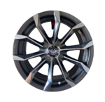 Size15/4/100 Black Silver Rims For Filder, Axio, Probox, Nissan Note, Mazda Demio, Nissan Advan (Full Set)