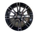 Size15/4/100 Black Silver Rims For Filder, Axio, Probox, Nissan Note, Mazda Demio, Nissan Advan(Full Set)