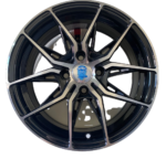 Size15/4/100 Black Silver Rims For Filder, Axio, Probox, Nissan note, Mazda demio. Nissan advan