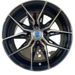 Size15/4/100 Black Silver Rims For Filder, Axio, Probox, Nissan note, Mazda demio. Nissan advan