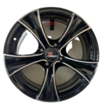Size15/4/100 Black  Silver Rims For Filder,  Axio, Probox, Nissan note, Mazda demio. Nissan advan