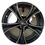 Size15/4/100 Black  Silver Rims For Filder,  Axio, Probox, Nissan note, Mazda demio. Nissan advan